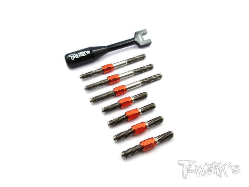 TB-046H Hybrid Titanium Turnbuckle Set For Serpent S411