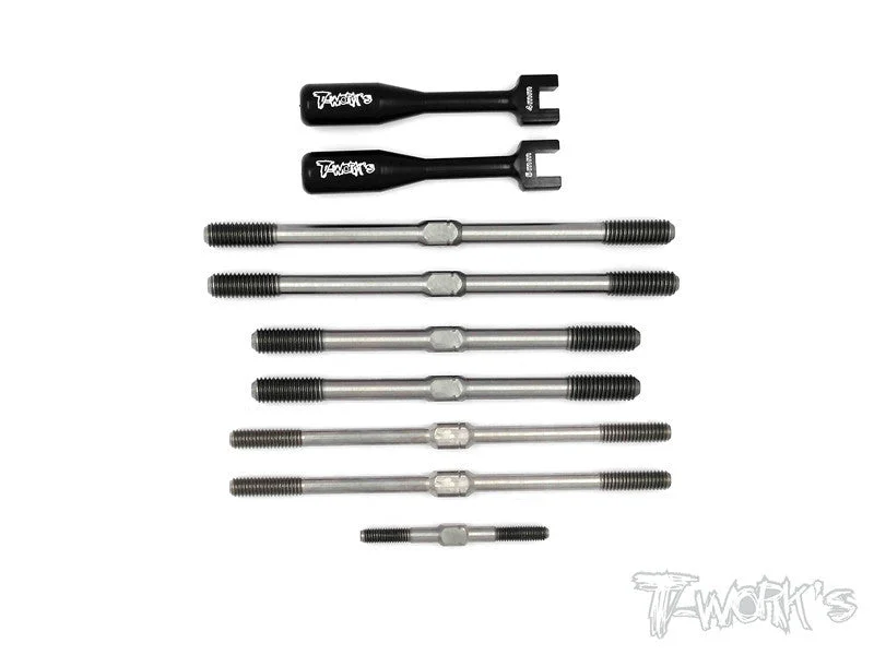 TB-062 Xray XT9 Titanium Turnbuckle Set