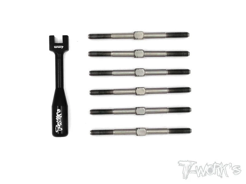 TB-091 64 Titanium Turnbuckle Set For Xray XB2