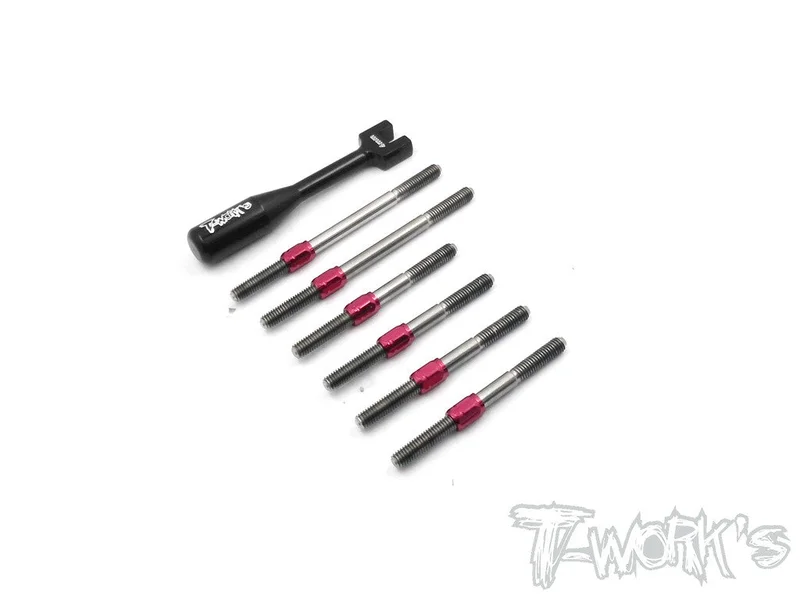 TB-106H Hybrid Titanium Turnbuckle Set For Kyosho Optima