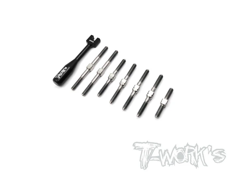 TB-108 64 Titanium Turnbuckle Set For Schumacher Mi6