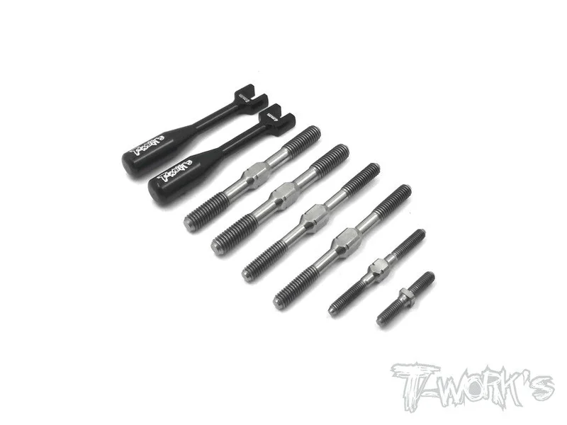 TB-109 64 Titanium Turnbuckle Set For Xray XB8 2016