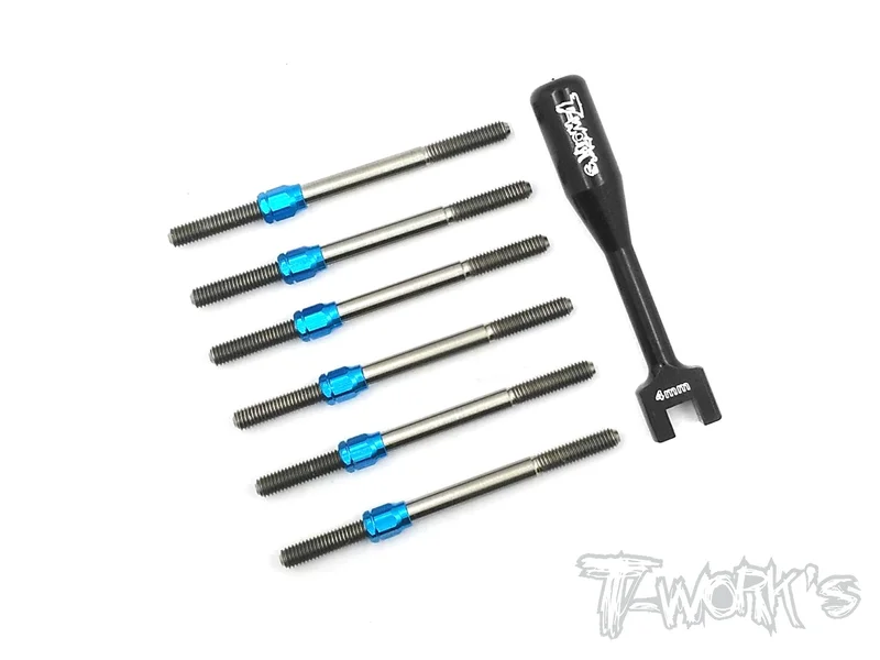 TB-112H Hybrid Titanium Turnbuckle Set For Team Associated RC10 B6/B6D