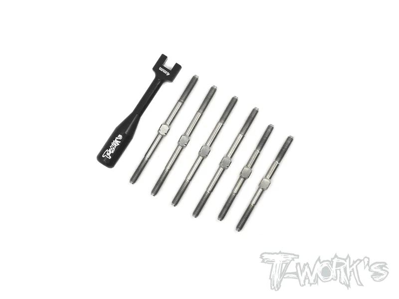 TB-113 64 Titanium Turnbuckle Set For Schumacher Cat K2