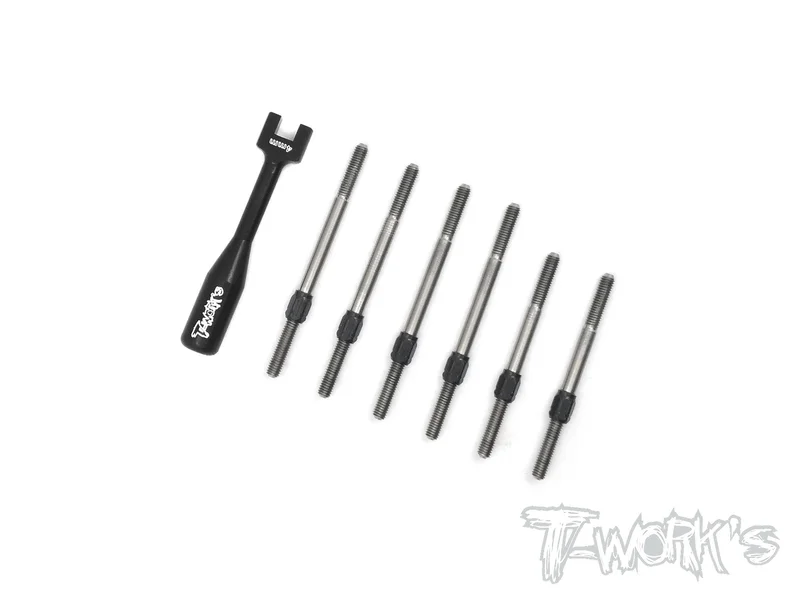 TB-113H 64 Titanium Turnbuckle Set For Schumacher Cat K2