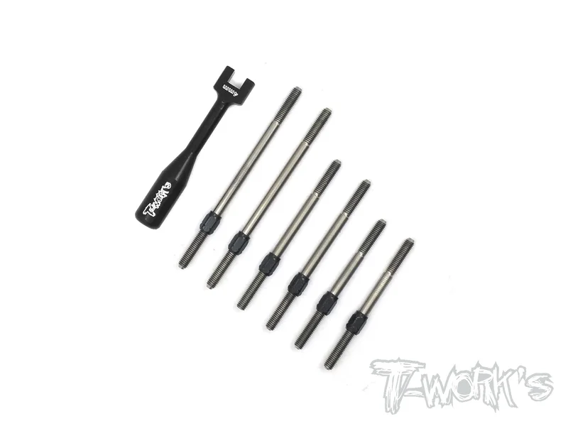 TB-114H 64 Titanium Turnbuckle Set For Schumacher Cougar KF2/KR