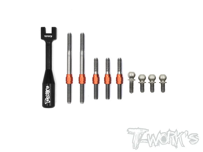 TB-115H Hybrid Titanium Turnbuckle Set ( For Xray NT1 2016 )