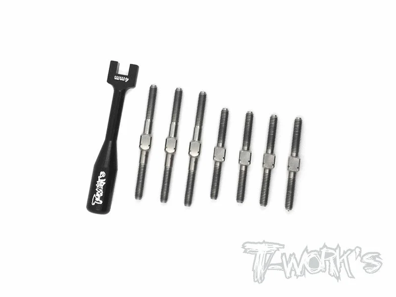 TB-121 64 Titanium Turnbuckle Set For DESTINY RX-10S