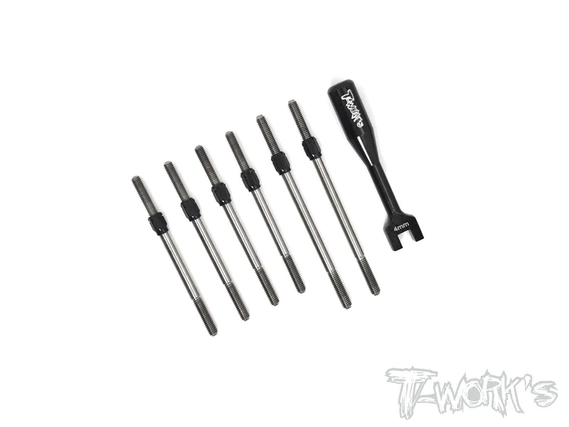 TB-160H Hybrid Titanium Turnbuckle Set ( For Schumacher KC/KD )