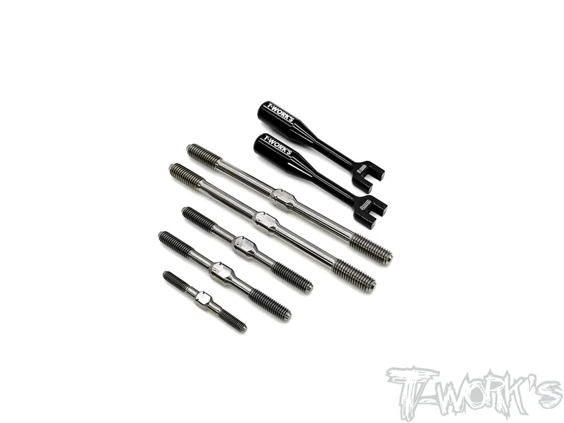 TB-223 64 Titanium Turnbuckle Set ( For Team Associated RC8T B3.2)