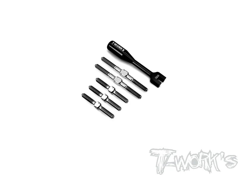TB-250 64 Titanium Turnbuckle Set ( For Serpent X20 FWD )