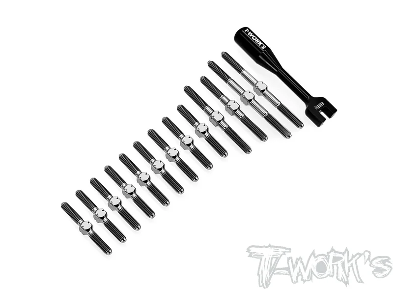 TB-25664 Titanium Turnbuckle Set ( For Schumacher MI8 )