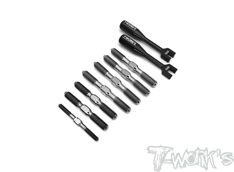 TB-25764 Titanium Turnbuckle Set ( For Serpent SRX8 Pro )