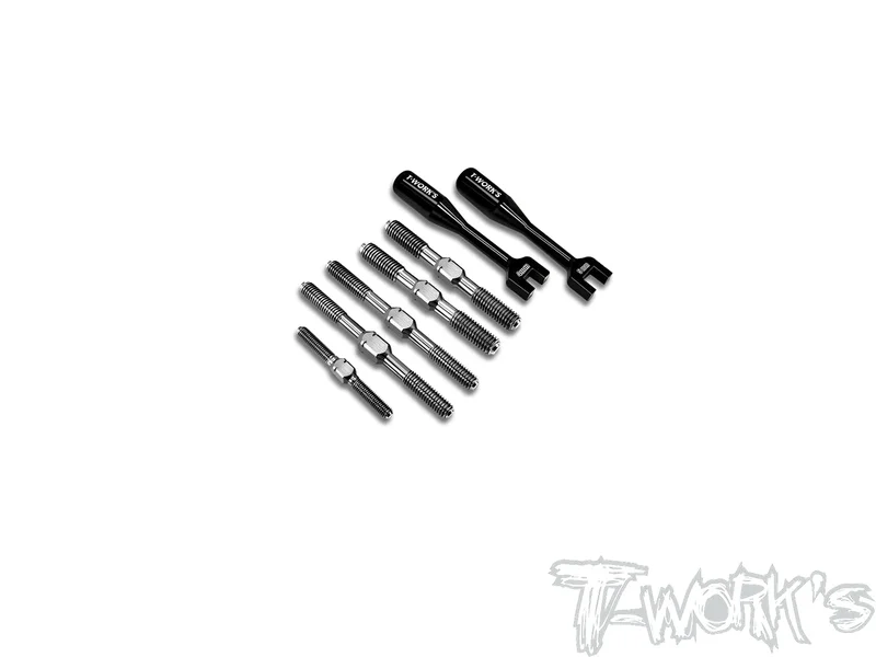 TB-25864 Titanium Turnbuckle Set ( For Team Associated RC8 B4 )