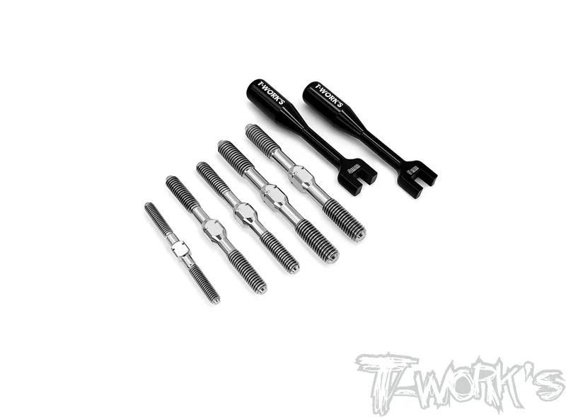 TB-259 64 Titanium Turnbuckle Set ( For Xray XB8 2022 / XB8 2023 / XB8 2024/XB8'25)