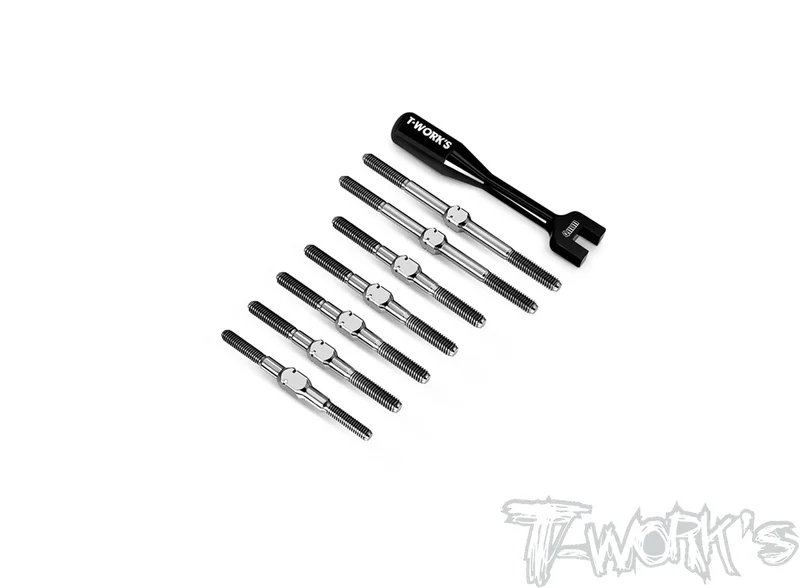TB-26064 Titanium Turnbuckle Set ( For Kyosho Optima Mid )