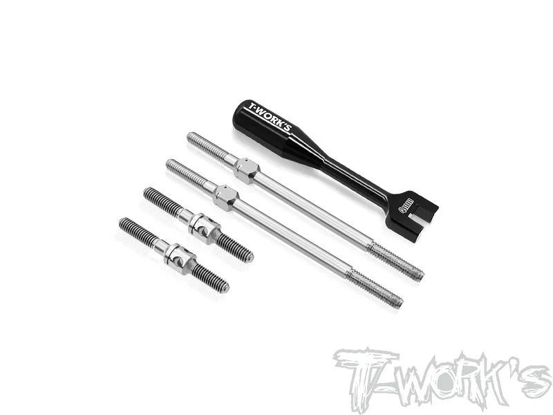 TB-276 64 Titanium Turnbuckle Set ( For Xray RX8 2023/RX8E 2023/RX8'26 )