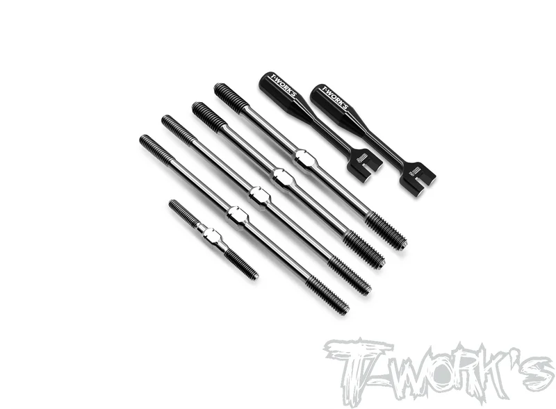 TB-284 64 Titanium Turnbuckle Set ( For Team Associated RC8 T4/T4E )