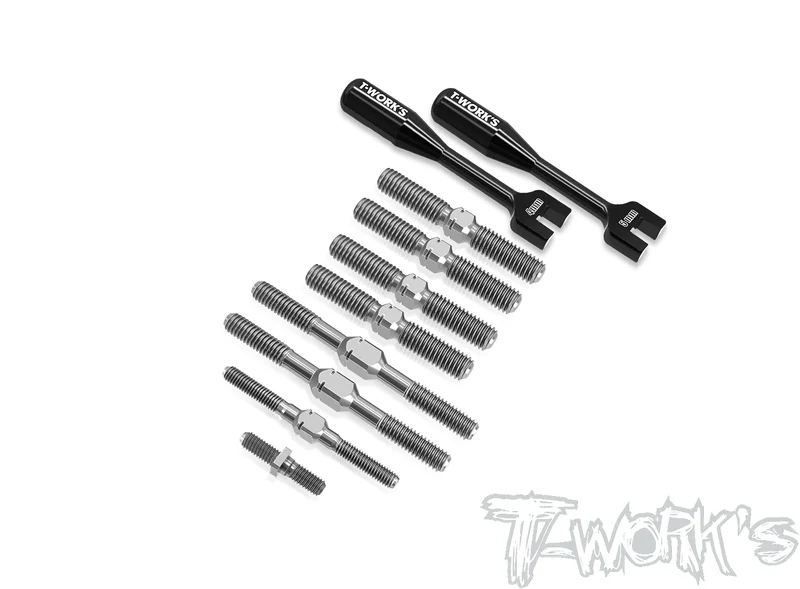 TB-28864 Titanium Turnbuckle Set( For Hong Nor X3 GTS 2023 )