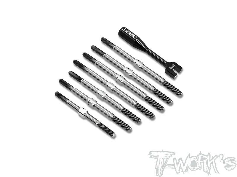 TB-29664 Titanium Turnbuckle Set( For Team Associated RC10 T6.4 )