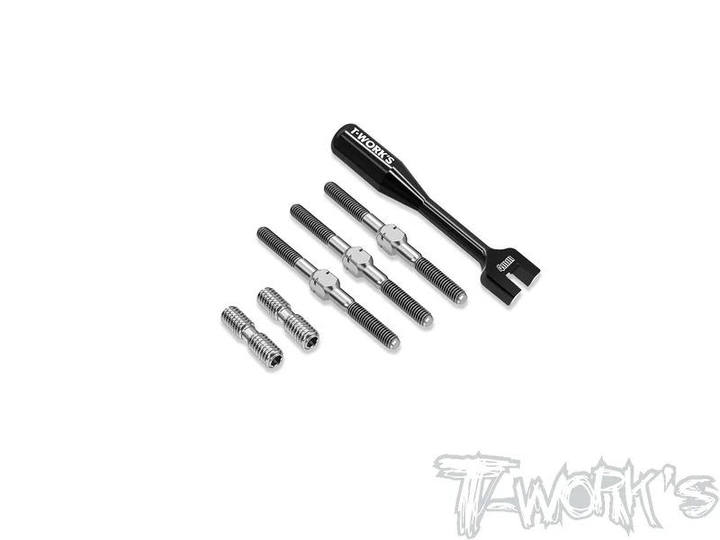 TB-302 64 Titanium Turnbuckle Set( For Xray X1'24 )