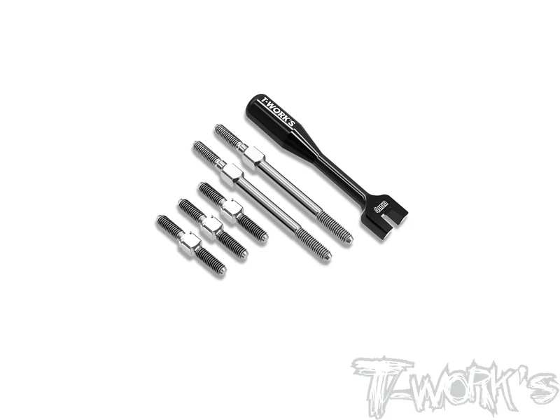 TB-30564 Titanium Turnbuckle Set( For Serpent 750e NATRIX )