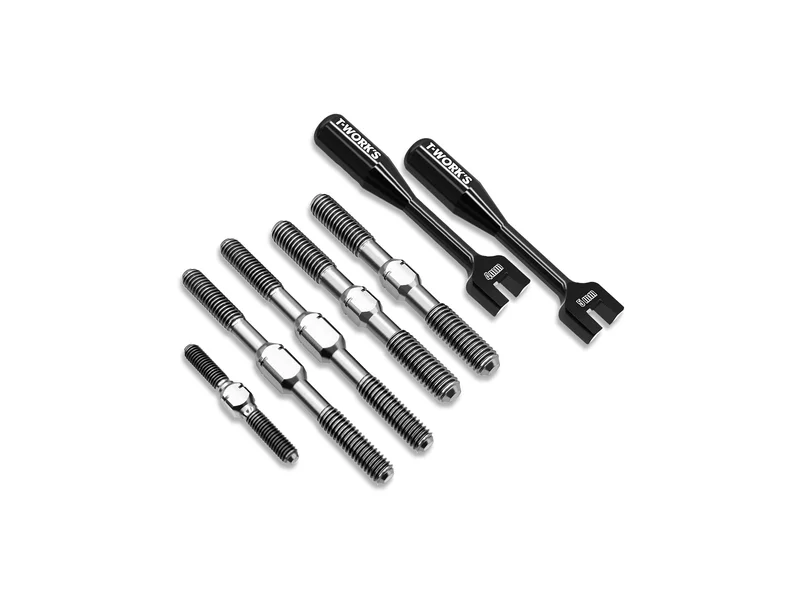 TB-315 Titanium Turnbuckle Set (For Team Associated RC8 B4.1E )