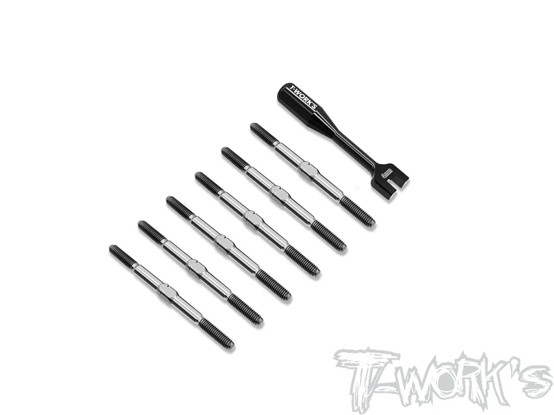 TB-337   64 Titanium Turnbuckle Set( For Xray XB2'25/XB2C'26/XB2D'26 )