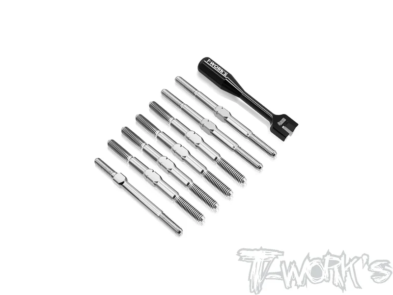 TB-338   64 Titanium Turnbuckle Set( For Xray XB4'25/ XB4C'26/XB4D'26 )