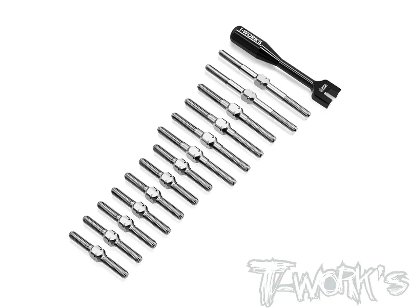 TB-344   64 Titanium Turnbuckle Set( For Schumacher FT9 )