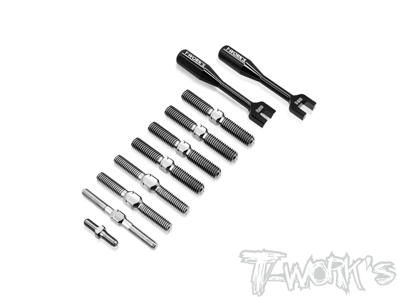 TB-X3GTS'2664 Titanium Turnbuckle Set ( For Hong Nor X3 GTS'26 )