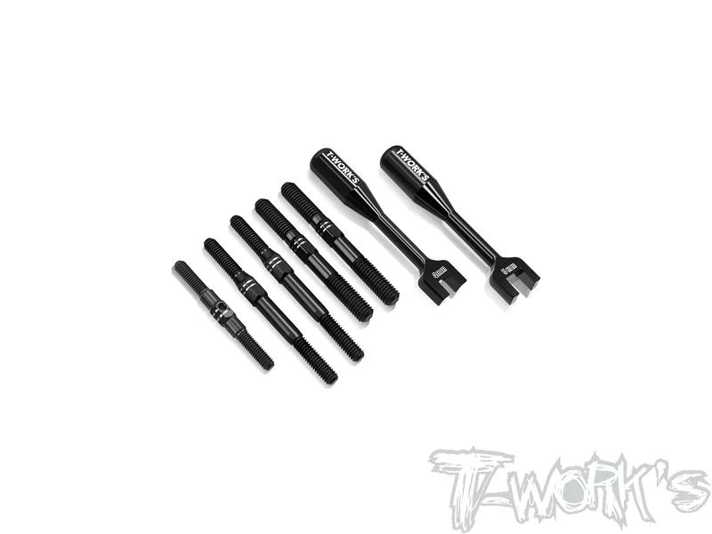 TBB-B4.1 64 Titanium Black Coating Turnbuckle Set(For Team Associated RC8 B4.1 )