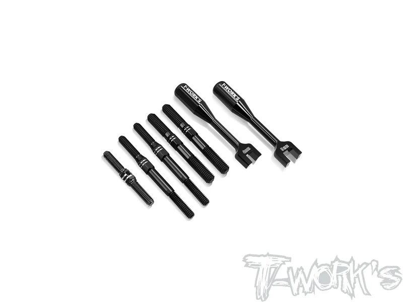 TBB-B4.1E 64 Titanium Black Coating Turnbuckle Set(For Team Associated RC8 B4.1E )