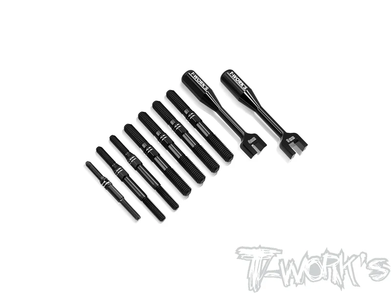 TBB-GTX8-2023 64 Titanium Black Coating Turnbuckle Set( For Xray GTX 2022 /GTX8 2023 )