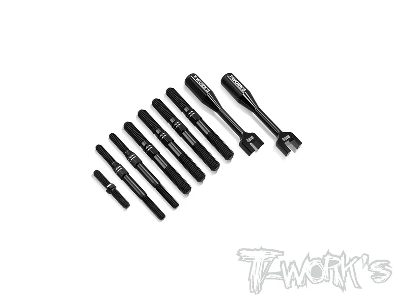 TBB-GTXE 64 Titanium Black Coating Turnbuckle Set( For Xray GTXE 2022/2023 )