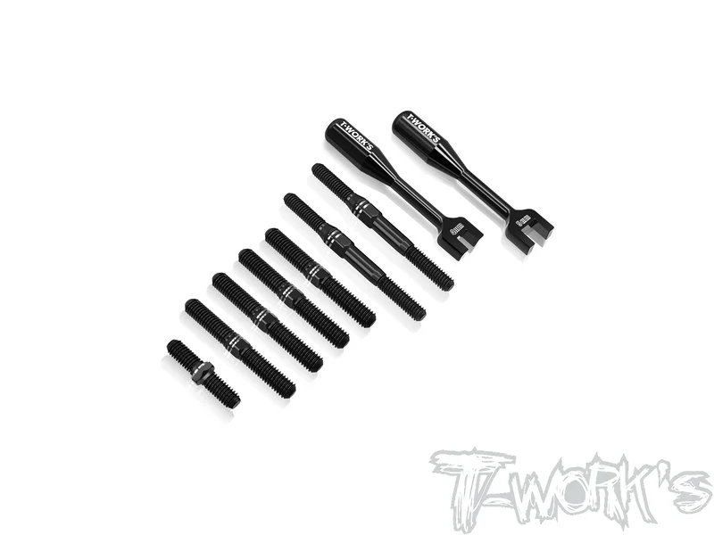 TBB-MP1164 Titanium Black Coating Turnbuckle Set ( For Kyosho MP11 )