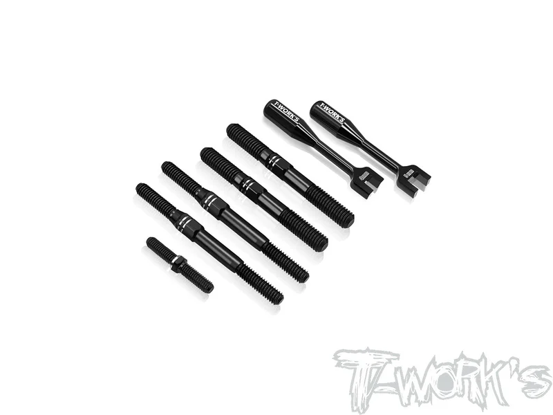 TBB-SBX4E  64 Titanium Black Coating Turnbuckle Set ( For WIRC SBX4E )