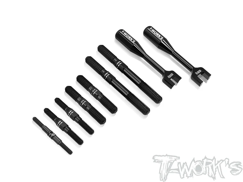 TBB-X5B64 Titanium Black Coating Turnbuckle Set ( For Hong Nor X5B )