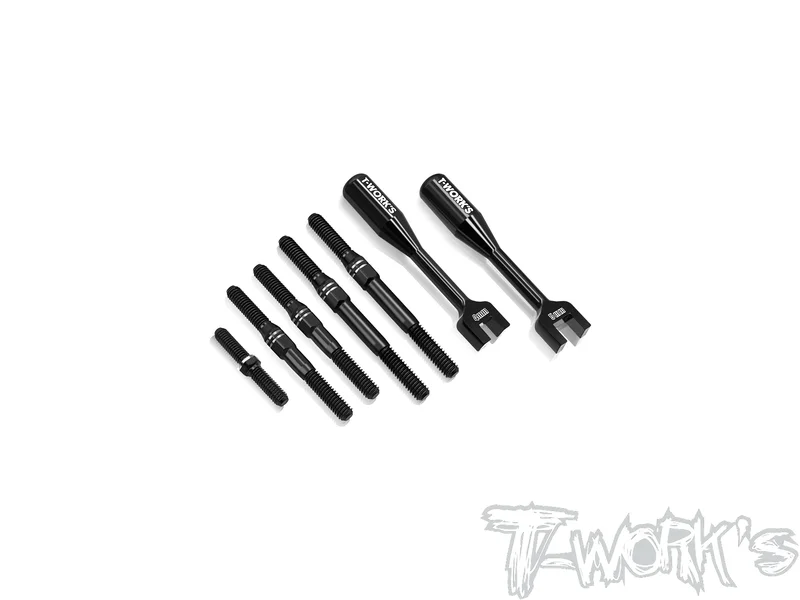 TBB-XB8E'24   64 Titanium Black Coating Turnbuckle Set( For Xray XB8E'24/XB8E'26 )