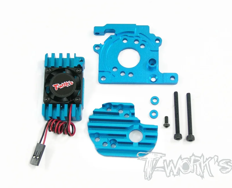 TE-006 M05 Motor Mount and Heatsink Set(with Cooling Fan)