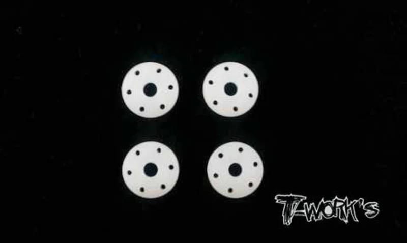 TE-058 Machined 1.0 x 6 Tapered Shock Pistons ( Serpent S411 )