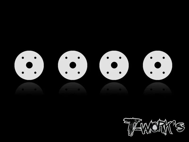 TE-061 Machined 1.1 x 4 Tapered Shock Pistons ( Serpent S411 )
