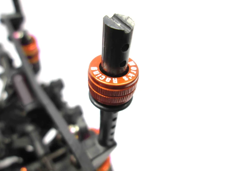 TE-110 Aluminium Body Height Adjuster 4pcs. TE-110TB Aluminium Body Height Adjuster ( Tamiya Blue ) 4pcs.