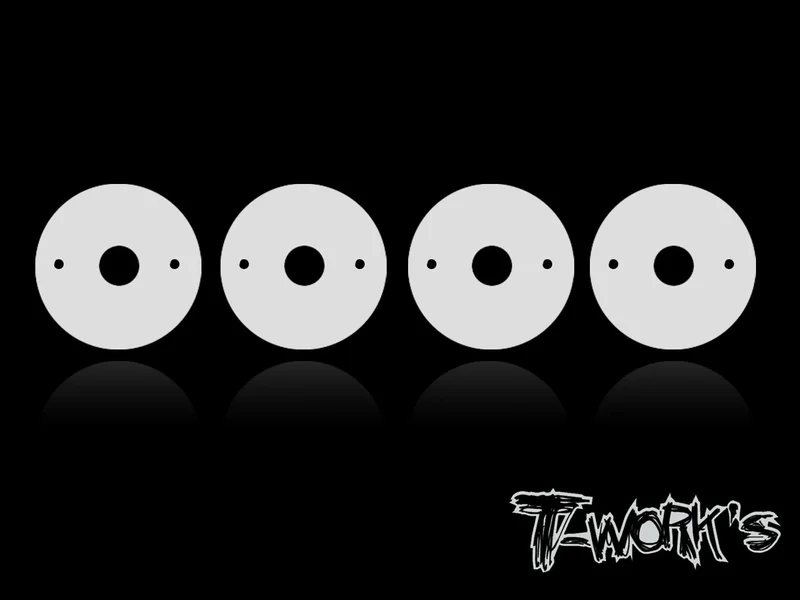 TE-118 Machined 1.3 x 2 Shock Pistons ( Team Associated, Team Losi , Kyosho 12mm Shock )