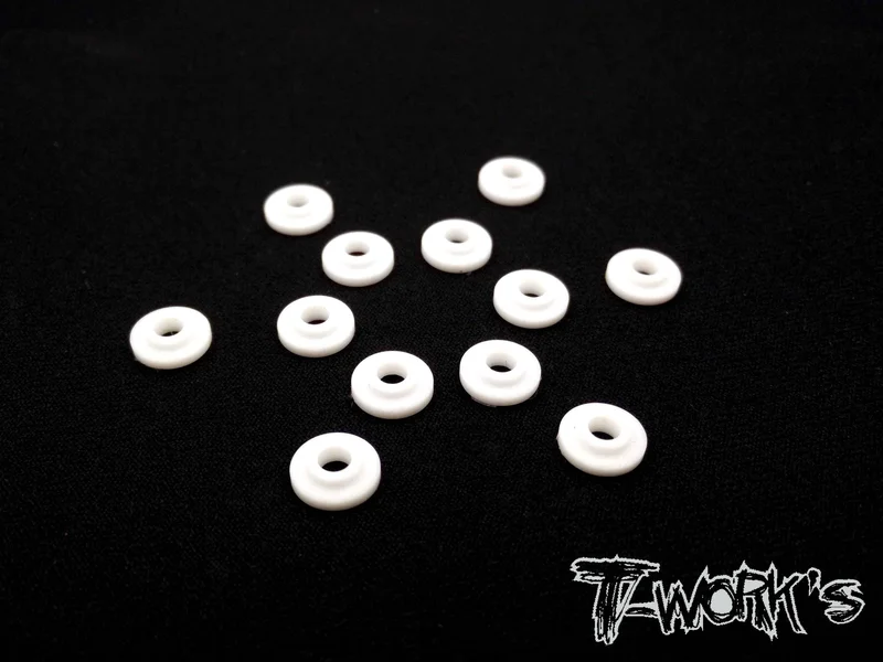 TE-123 Teflon Shock Shaft Guides ( For HPI Pro 5 ) 12pcs.