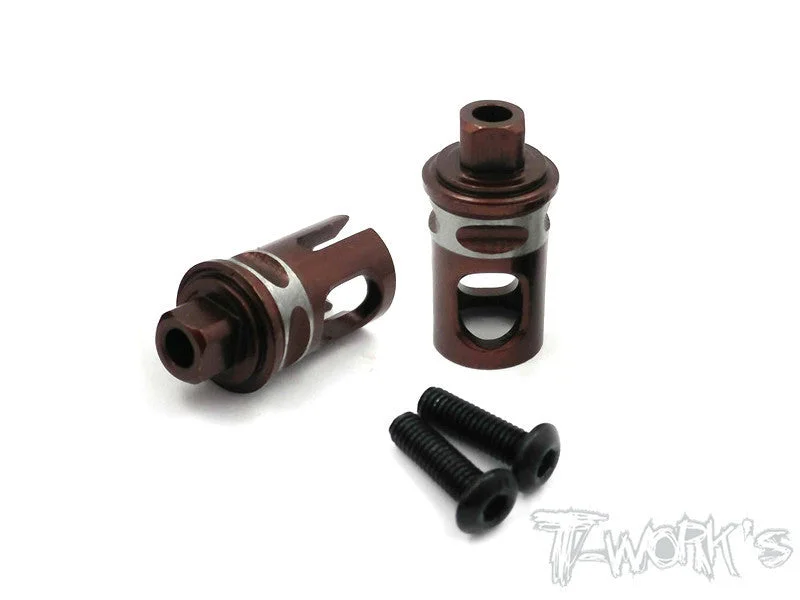 TE-126-H T-work's Spring Steel Front Spool Cups ( For HPI/HB Pro 5 )