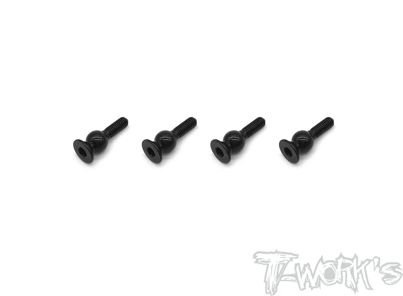 TE-140 Spring Steel 5.8mm Ball with Backstop ( For Kyosho Optima ) 4pcs.