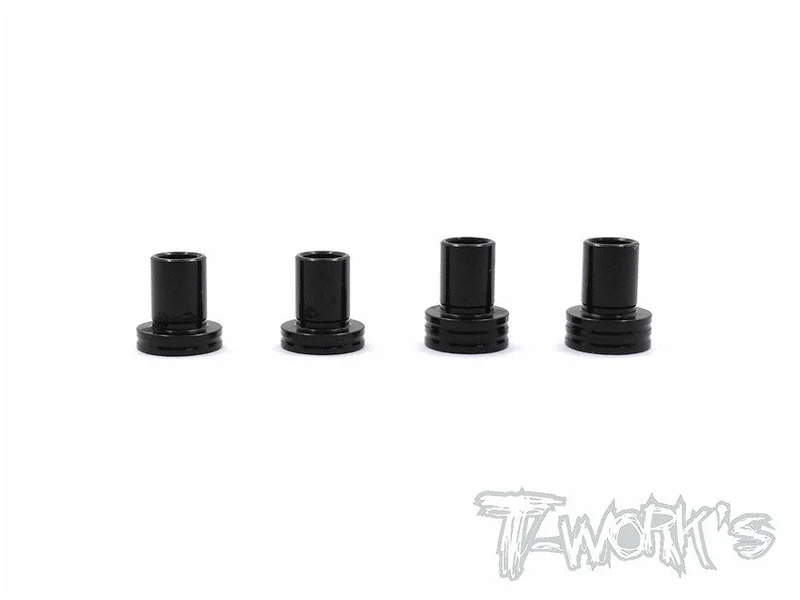 TE-146-B 7075-T6 Alum. Caster Hat Bushings B ( For Team Associated RC10 B6/B6D/B64/B64D/B6.1/T6.1 ) 2 each of 1deg,2deg.