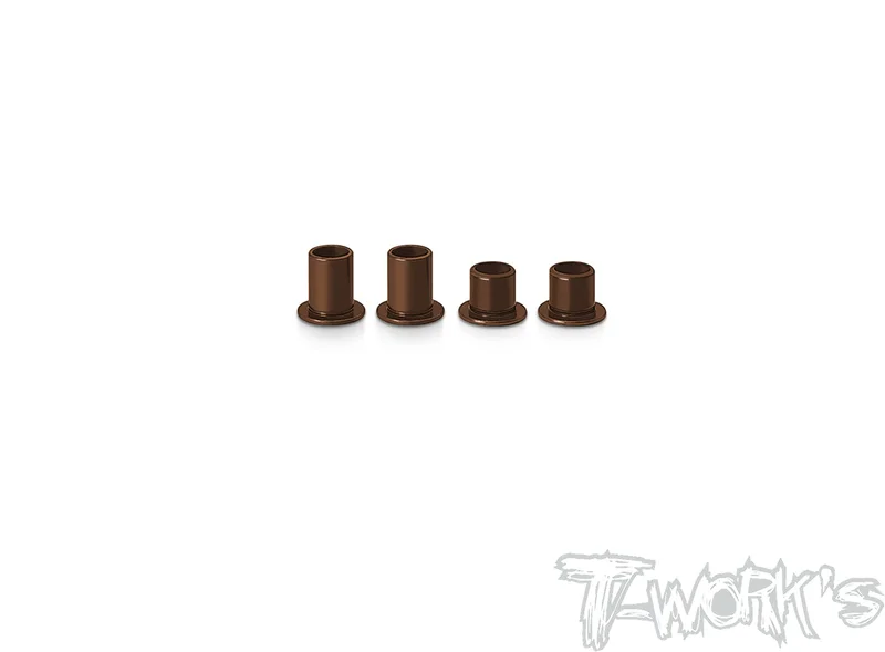 TE-151 Spring Steel Steering Bushing 2 + 2 ( For Xray T2/T3/T4/T4'19/T4'20/T4F ) 4pcs.