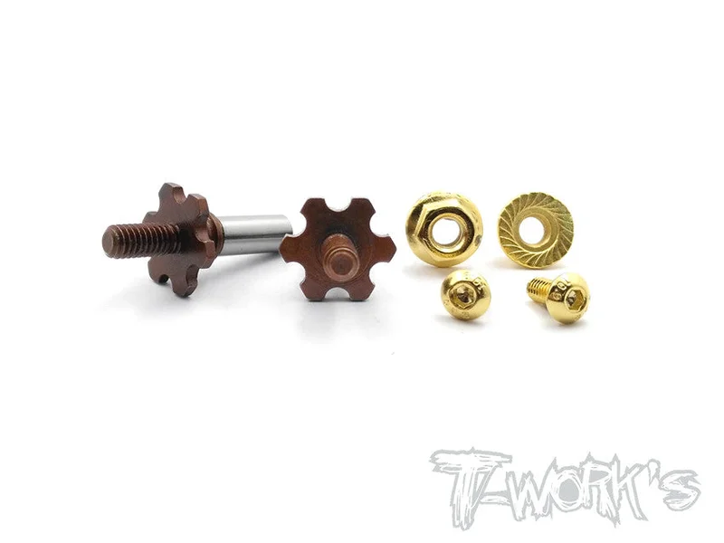 TE-153-S Spring Steel Light Weight Front Axle ( Team Associated RC10 B6/B6D/B6.1 )